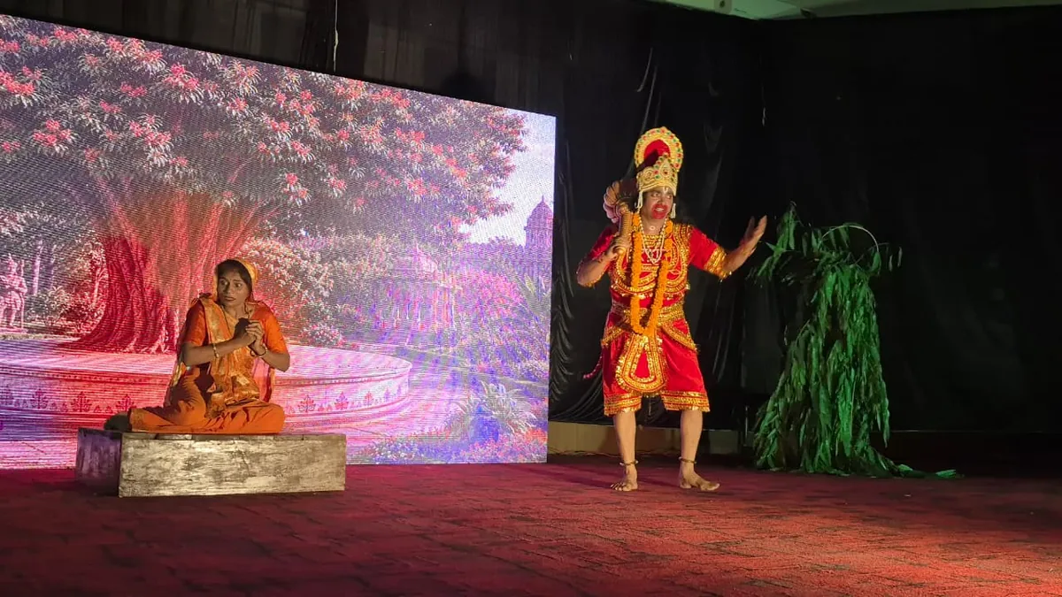 सुल्तानपुर में "हनुमान जी की लंका यात्रा" का भव्य नाट्य मंचन, भाव-संवेदना एवं रामभक्ति से सराबोर हुए दर्शक